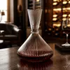 Wholesale ribbed glass wine decanter for restaurants hotels importers and distributors