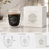 300ml decorative ripple inner wall coffee glass for cafes restaurants hotels and wholesale glassware buyers