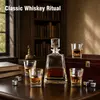 Wholesale square whiskey decanter set for importers distributors and hospitality buyers