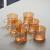 Stylish transparent glass drink pitcher for fruit-infused water, juice, and refreshing beverages