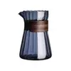 Premium Manual Brew Coffee Server with Wooden Insulation Collar