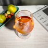High-quality Jiateng cocktail glass with creative double-base design, ideal for cocktails, spirits, or gifts, elegant and functional