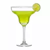 145ml mini margarita glass with wide rim bowl and elegant stem