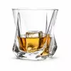310ml twist whiskey glass with sculpted heavy base for whiskey and spirits serving