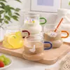 Wholesale cute printed glass mug for gift shops and lifestyle retailers