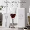 Custom stemmed wine glass for private label hospitality and glassware collections