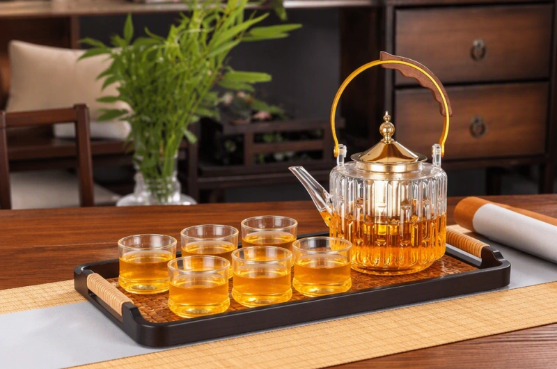 Premium Glass Tea Set: Elegant Tea Experience for Modern Lifestyle