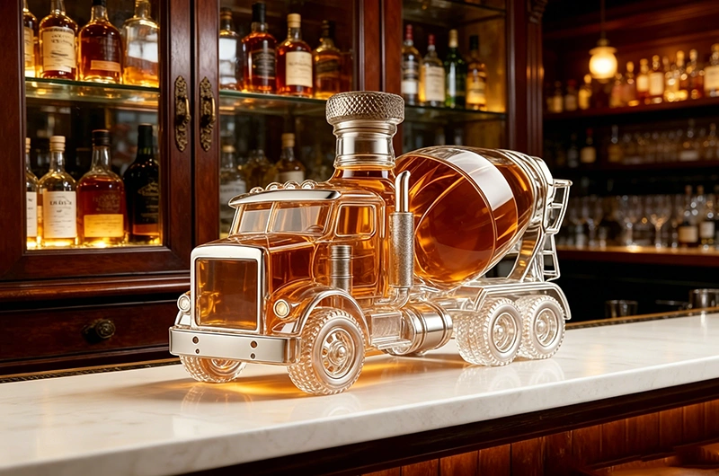 Creative Truck Glass Decanter: A Unique Whiskey Gift for Collectors and Home Bars