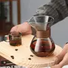 Modern glass coffee server for pour over coffee and specialty cafés