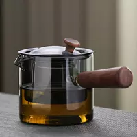 Glass Teapot Set with Tea Cups for Home Loose Leaf Tea Brewing