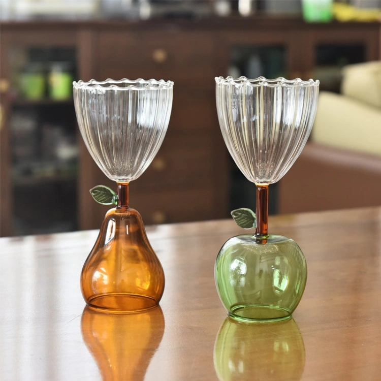 Fruit-shaped Glass Cup