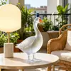 Clear glass goose wine decanter suitable for wine aeration and elegant presentation