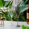 Elegant colorful crystal wine glasses with hammered texture for luxury dining