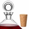 175mm diameter wide glass wine decanter for red wine serving and presentation