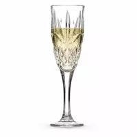 200ml patterned champagne flute with 65mm diameter and 216mm height