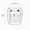 Jiateng wholesale animal double wall glass for custom and private label drinkware buyers