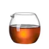 Jiateng ribbed glass creamer jug for serving milk cream syrup and coffee beverages