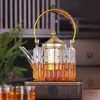 Stovetop Glass Tea Kettle for Flower Tea Herbal Tea and Daily Brewing