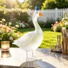 Premium decorative goose-shaped glass decanter with intricate handcrafted details