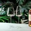 Jiateng elegant stemmed wine glass set crafted from lead-free crystal, ideal for white and rosé wines with balanced tasting experience.