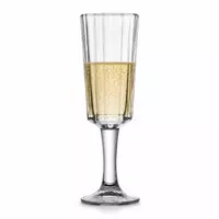 325ml ribbed stemmed glass with 66mm diameter and 211mm height