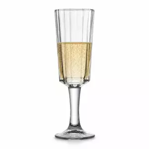 325ml ribbed stemmed glass with 66mm diameter and 211mm height