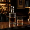 Wholesale glass whiskey decanter from Jiateng glassware supplier