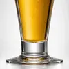 210mm tall beer serving glass with tapered body