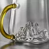 Jiateng wholesale mountain glass cup for custom drinkware and private label buyers