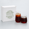 Wholesale tall and short tapered iced coffee glasses for cafes restaurants and retailers