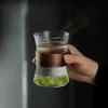Jiateng modern glass cup suitable for coffee tea milk and daily beverages