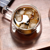 Jiateng insulated double-wall glass cup, keeps beverages hot or cold, ideal for everyday use or gifting