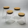 Modern Jiateng glass storage jars designed for spices herbs snacks and dry food organization