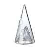 Creative geometric glass decanter suitable for wine cocktails and spirits